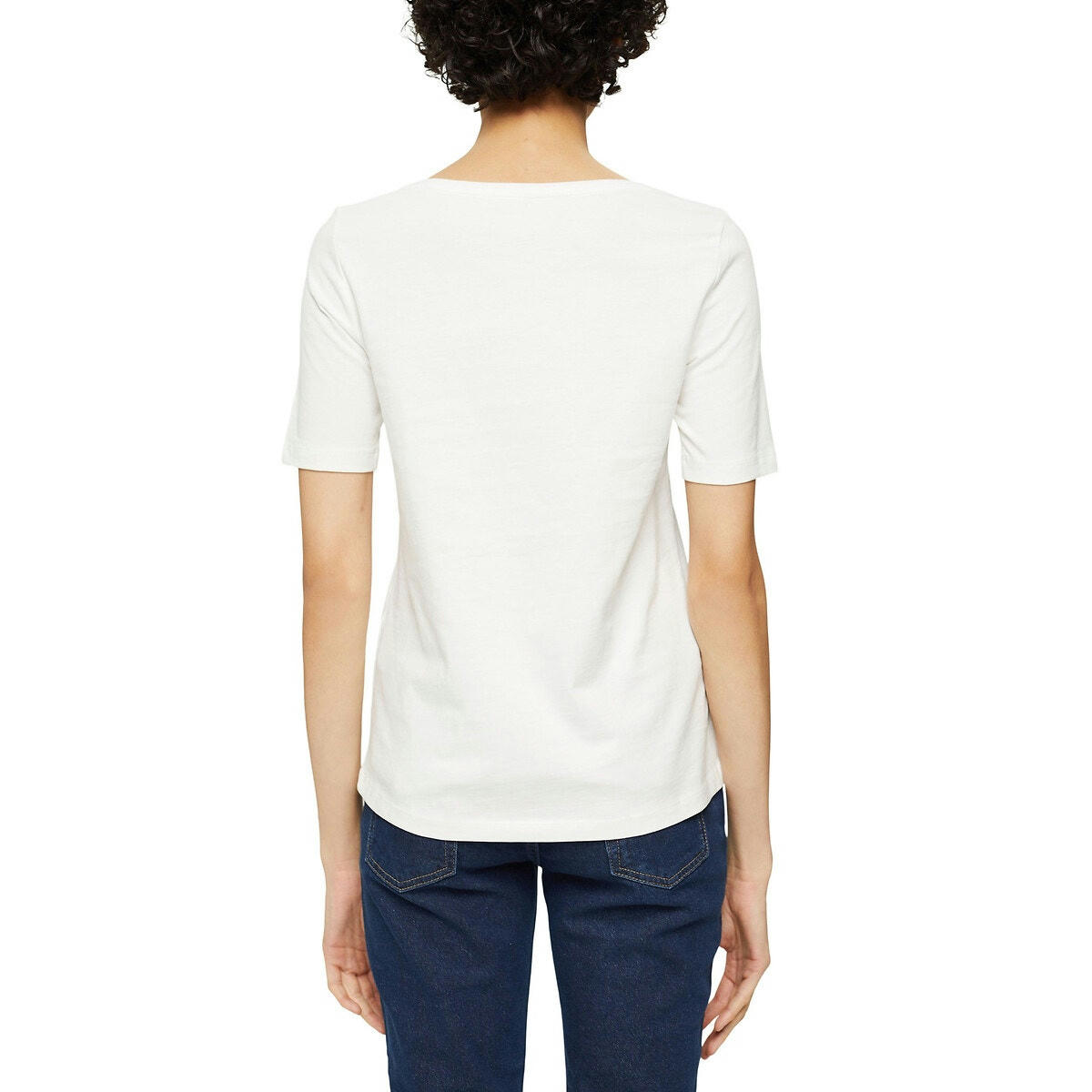 T-shirt col rond manches courtes avec motif