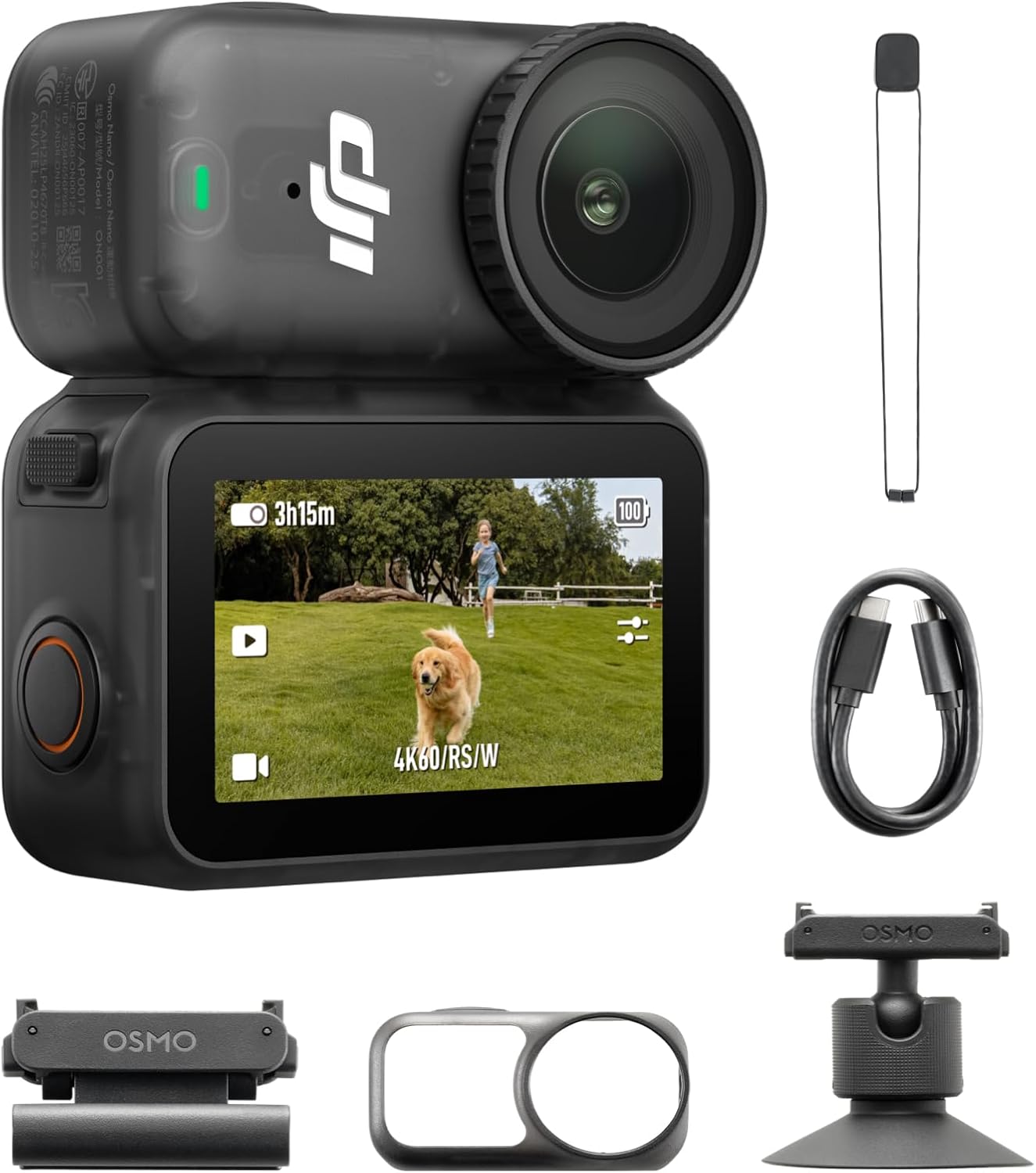DJI Osmo Nano Standard Combo (128GB) - Small 4K/60fps Vlogging Camera
