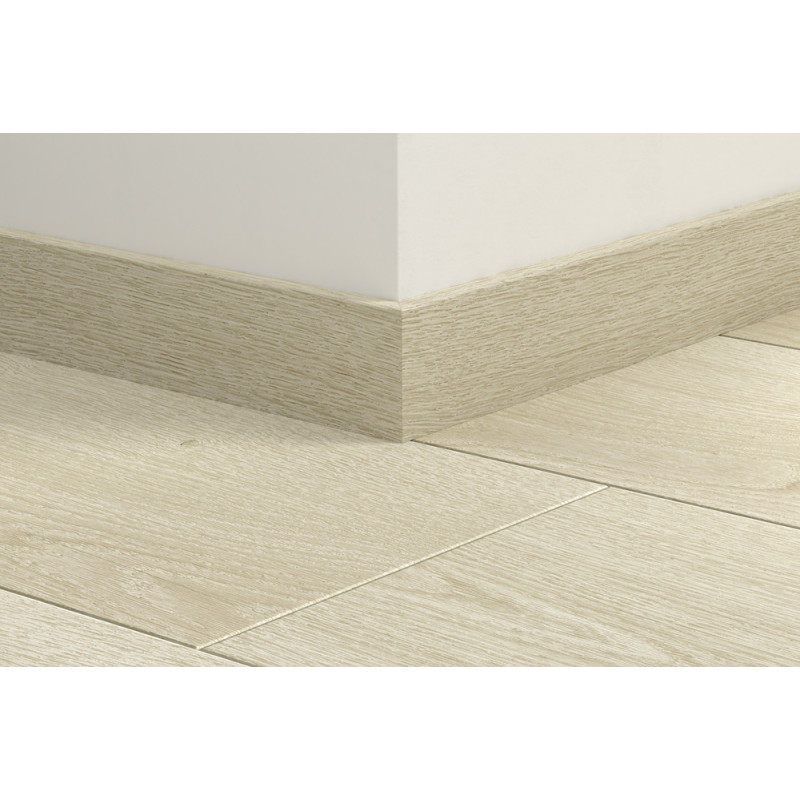 Plinthe pour sol stratifié chêne glacier 240 x 5,8 x 1,2 cm PERGO