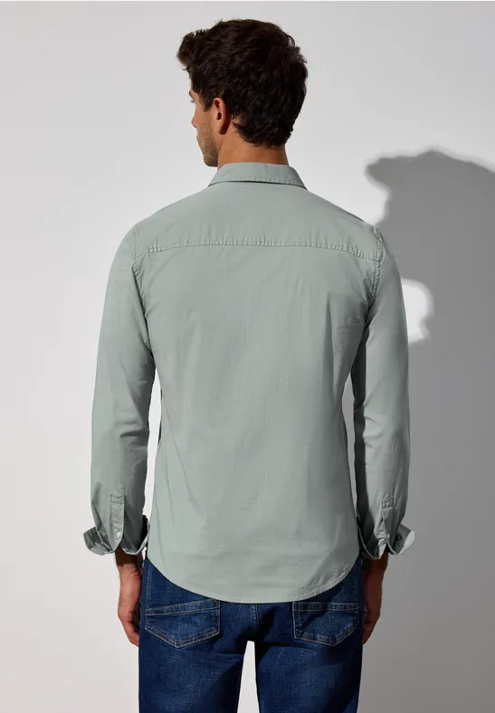 Popeline Stretch Hemd