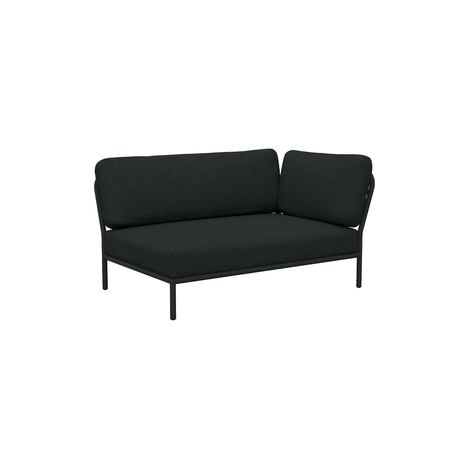 LEVEL højrevendt loungesofa, alpine green/grey