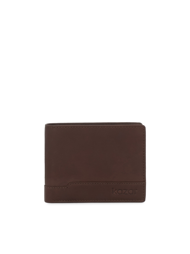 Brown leather wallet