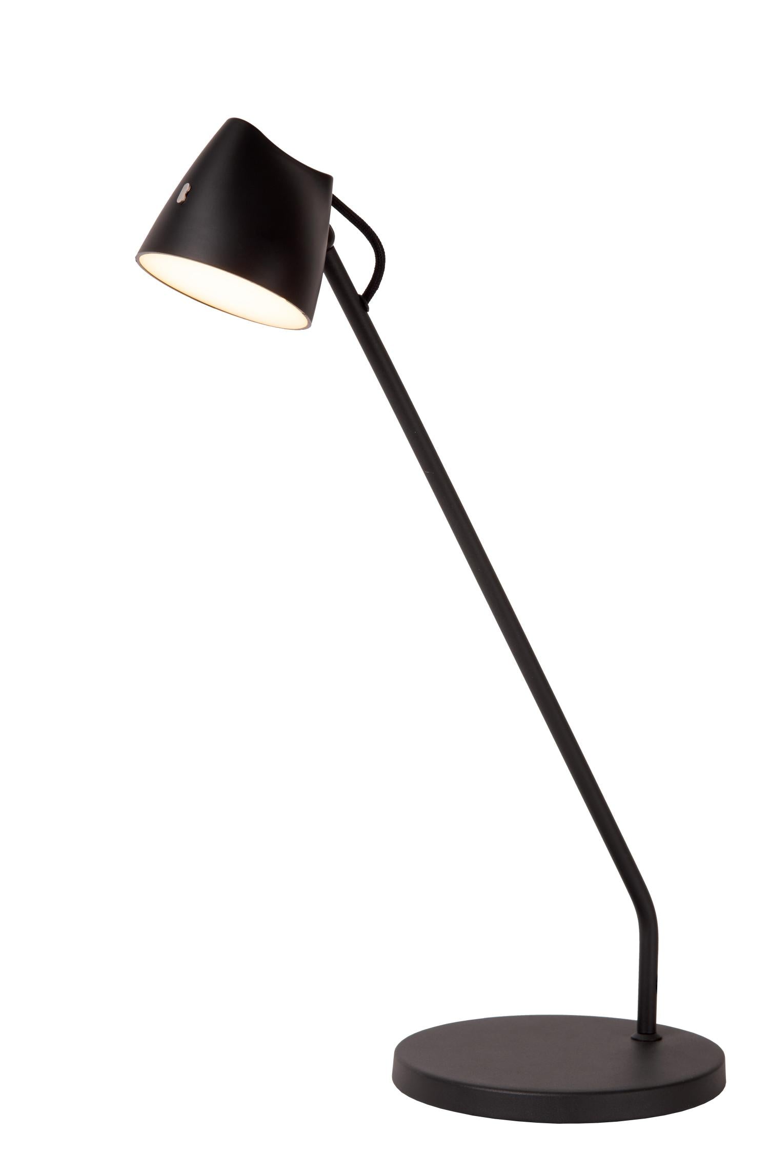 Lucide MILNE Bureaulamp - Zwart