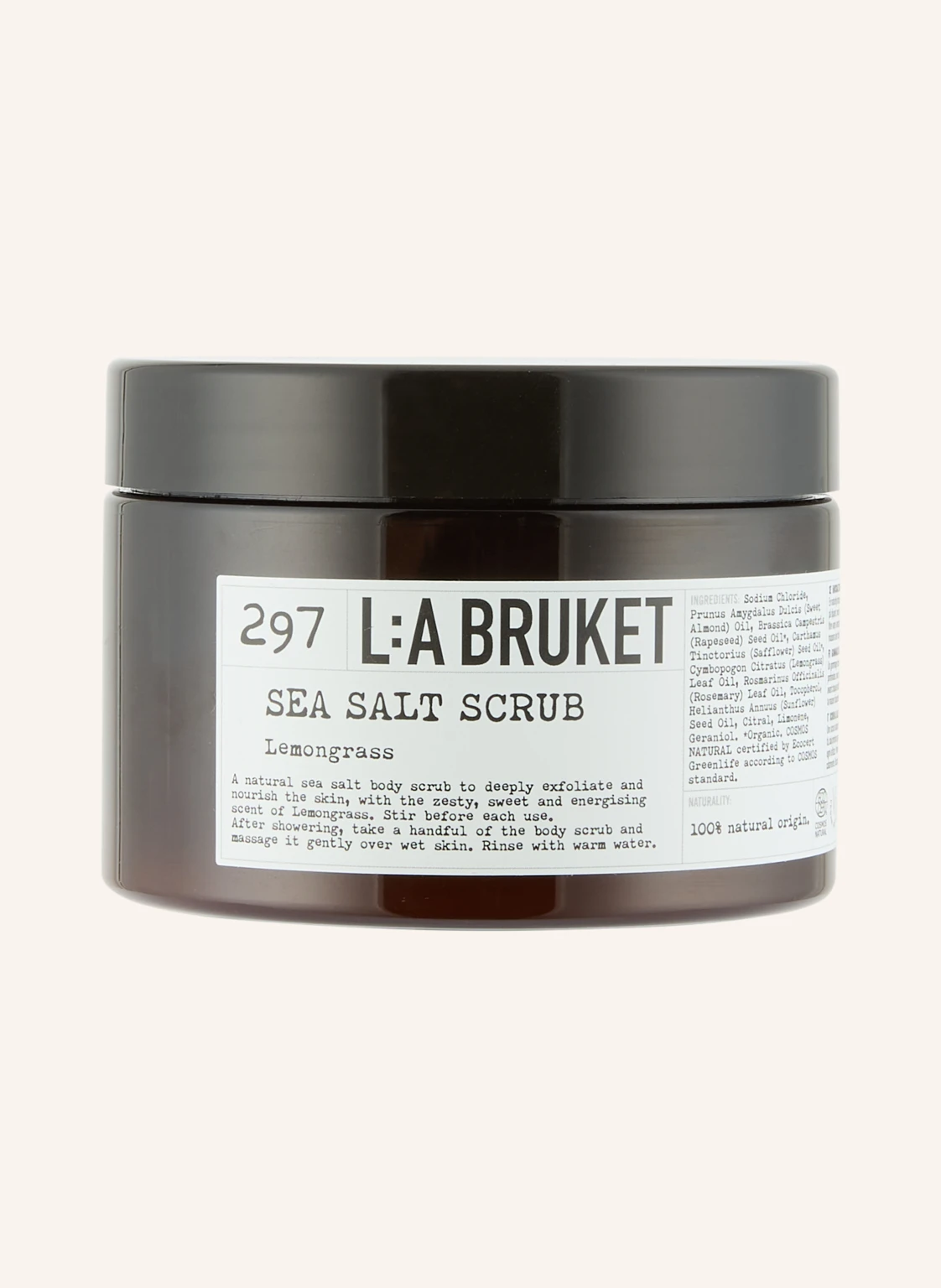 L:A BRUKET Körperpeeling 297 LEMONGRASS