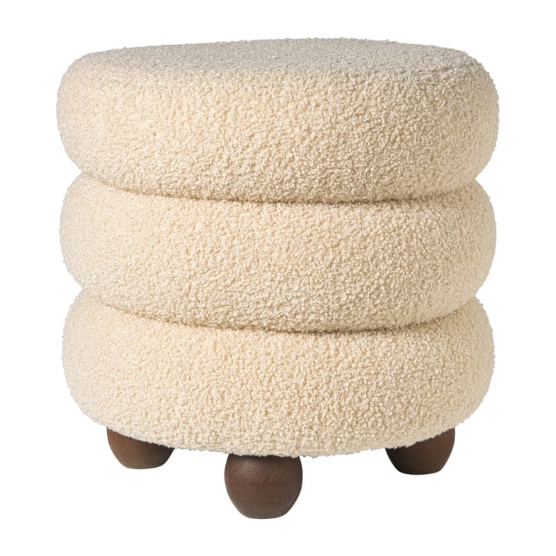 Poef bubbles - beige - &Oslash;38x42 cm