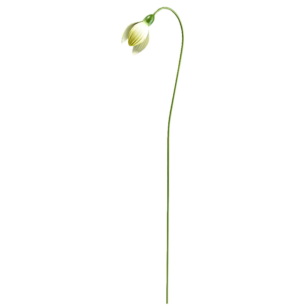 Fleur métal à planter lotus H60cm (3 modèles)