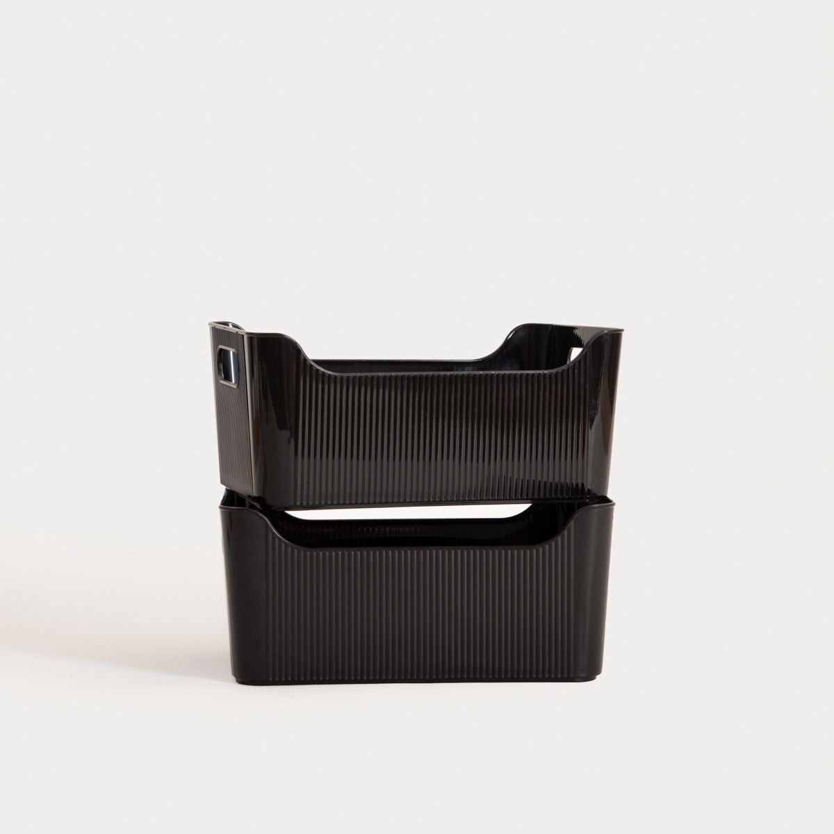 Zestaw organizerów DIALL czarnych 2 szt.