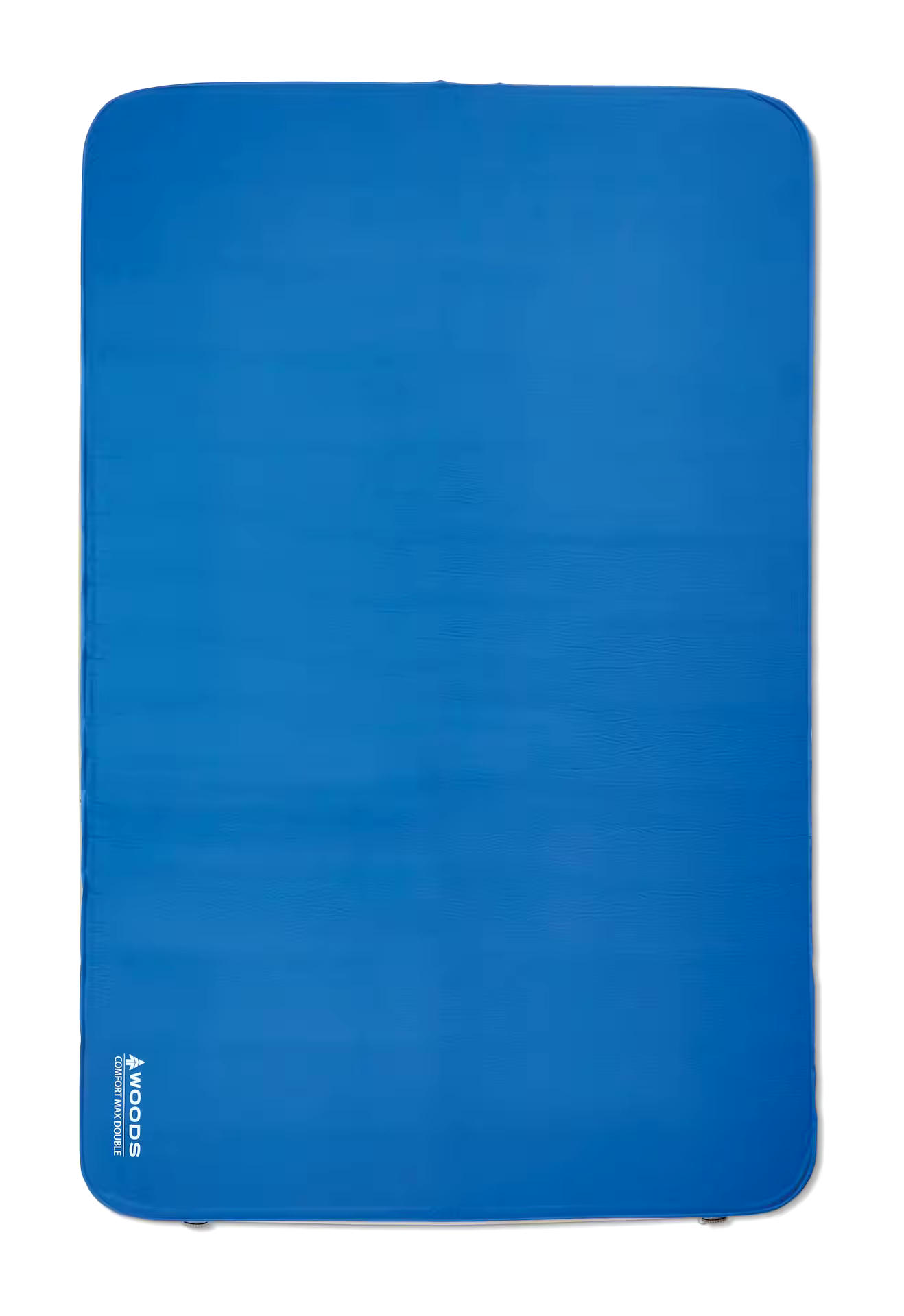Woods COMFORT MAX DOUBLE Self-inflating Camping Sleeping Pad/Air Mat w/ Storage Bag, 4-in