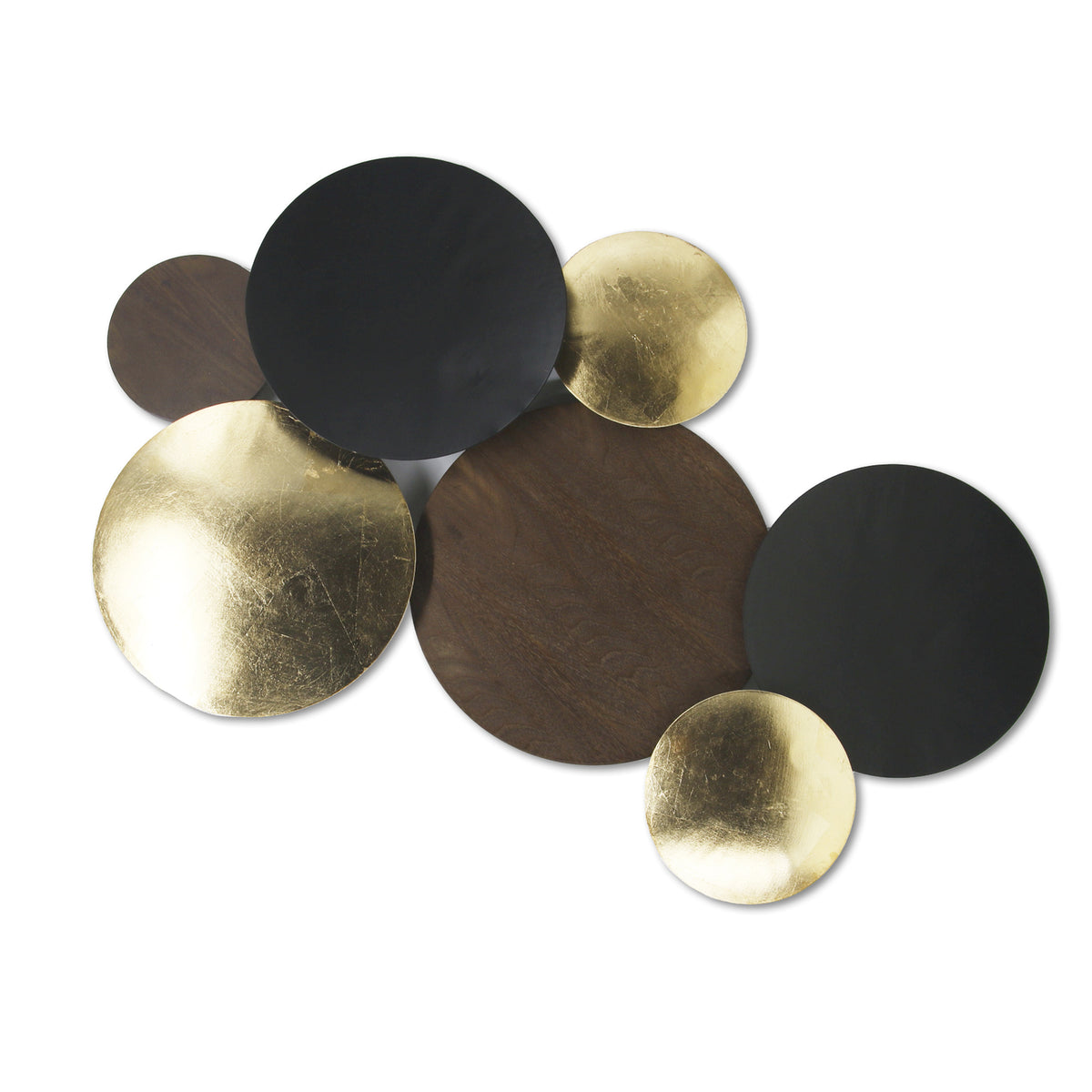 Art for the Home Metal Art - Elegant ornament disks - 90x60cm