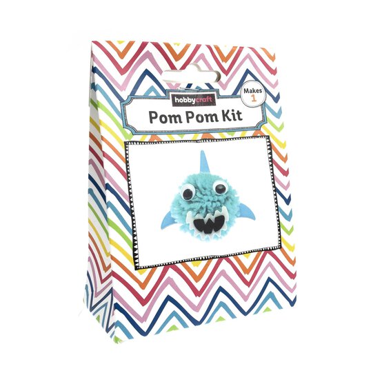 Shark Pom Pom Kit