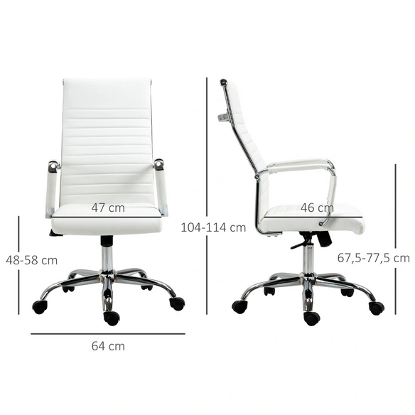 Bürostuhl, BxH: 40 x 89 cm, höhenverstellbar, Gestell aus Stahl