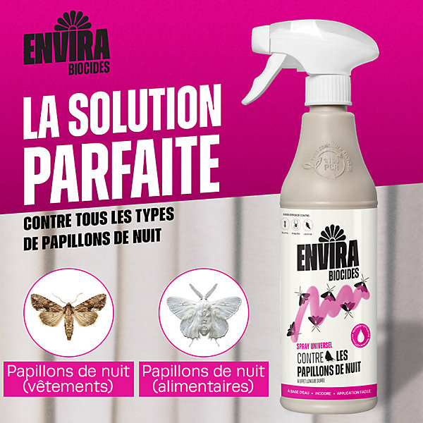 Envira Spray Anti-Mites - Protection Rapide et Efficace 500ml
