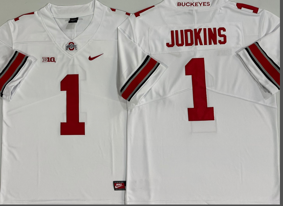 TreVeyon Judkins NCAA Ohio State Buckeyes Nike Vapor Limited Jersey