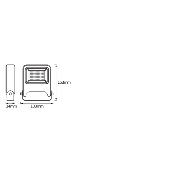 LED-Scheinwerfer »ENDURA® FLOOD Cool White«, Dunkelgrau, 20,00 W