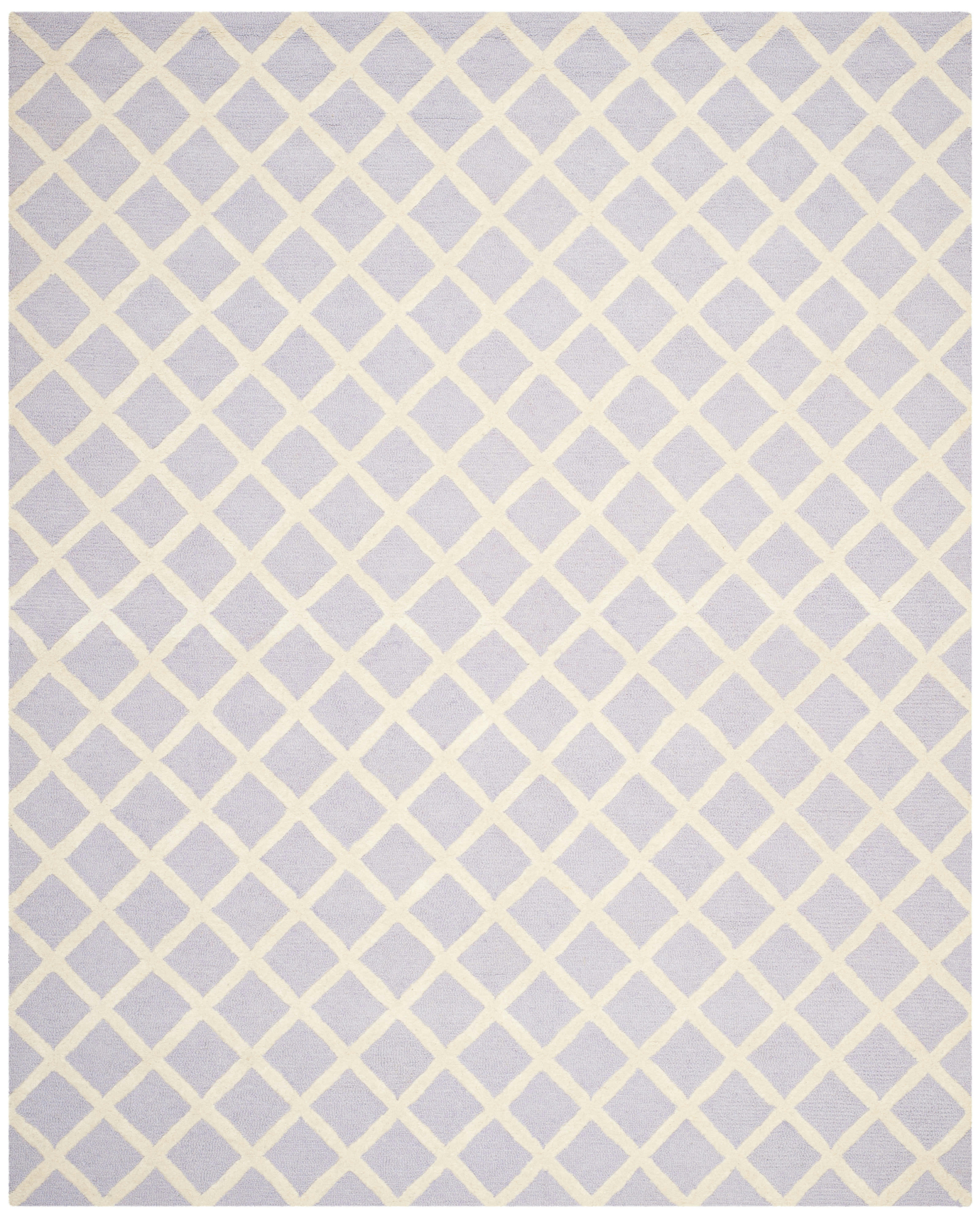 CAMBRIDGE - Tapis de salon interieur en lavande & ivoire, 122 x 183 cm