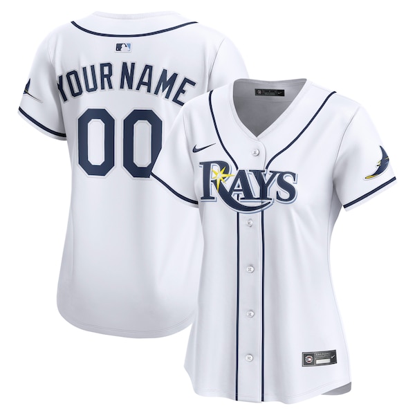 Tampa Bay Rays Nike Women's Home Limited Custom Jersey - White
