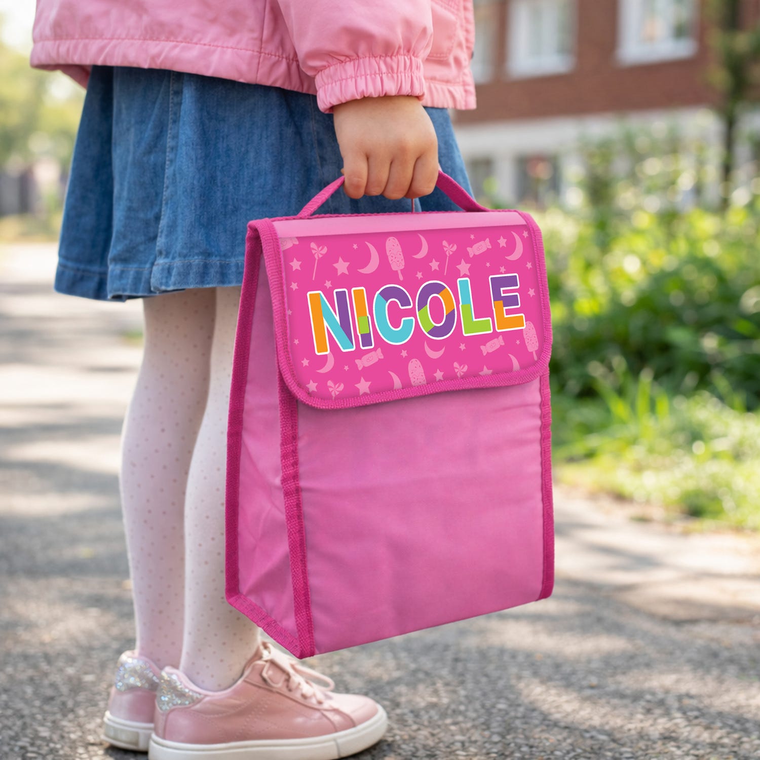 Zainetto bambina porta merenda nome Nicole