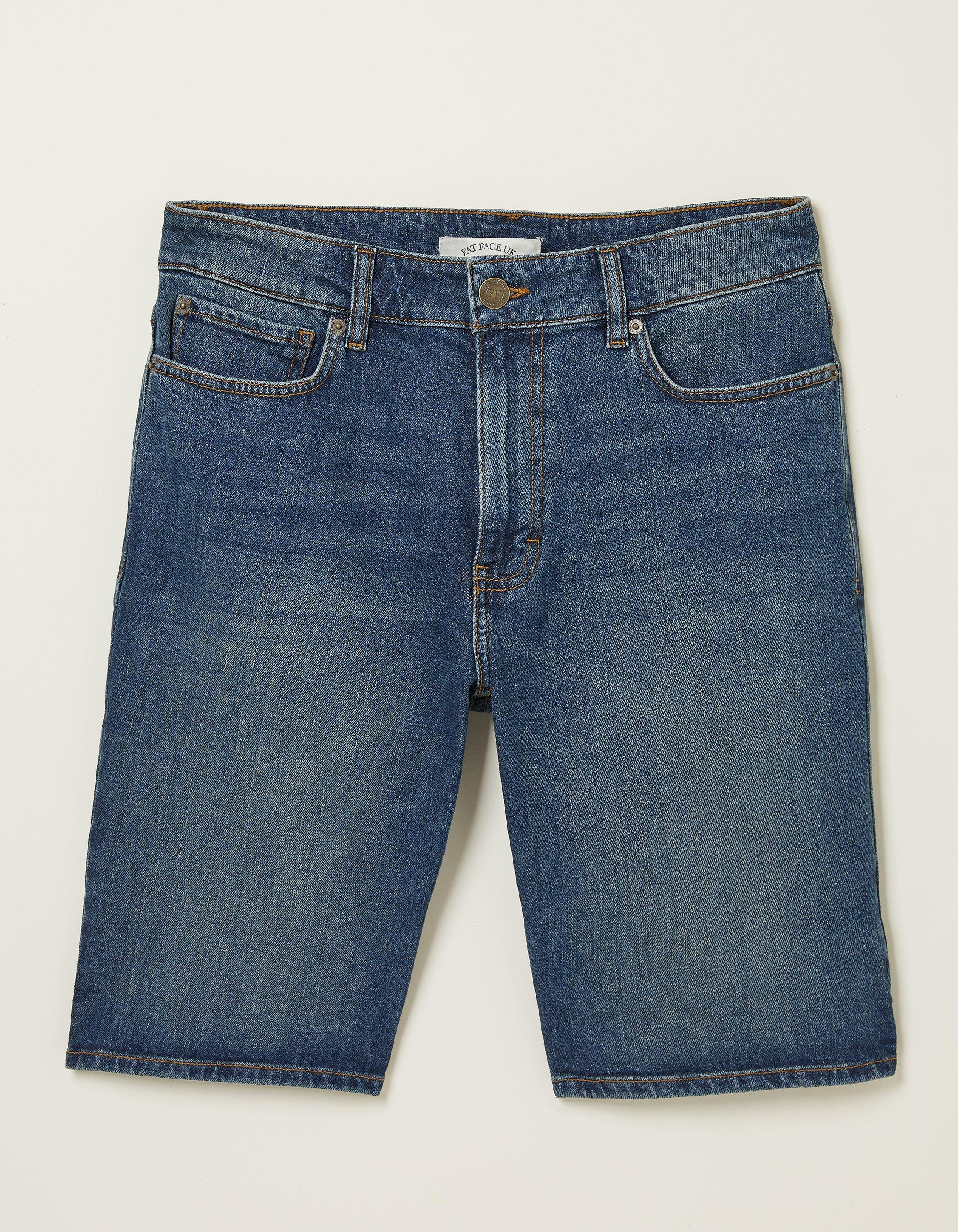 Denim Mid Vintage Wash Shorts