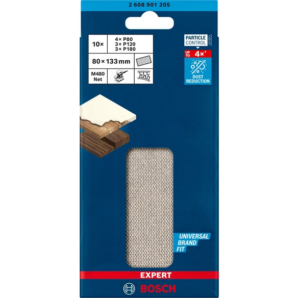 Schleifblätter-Set, »EXPERT M480«, 80x133 mm, 10 Stück