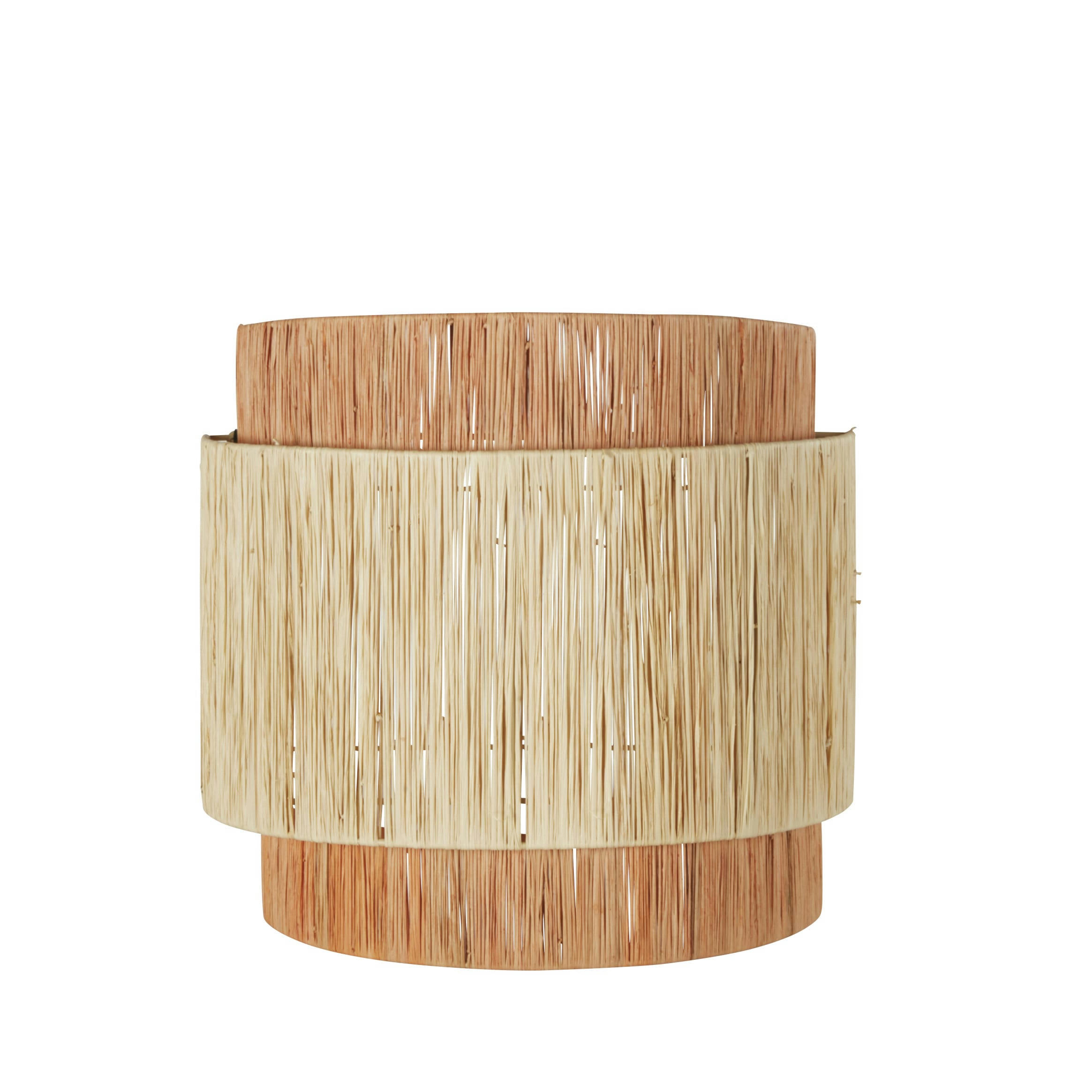 GAELA - Applique murale en raphia bicolore