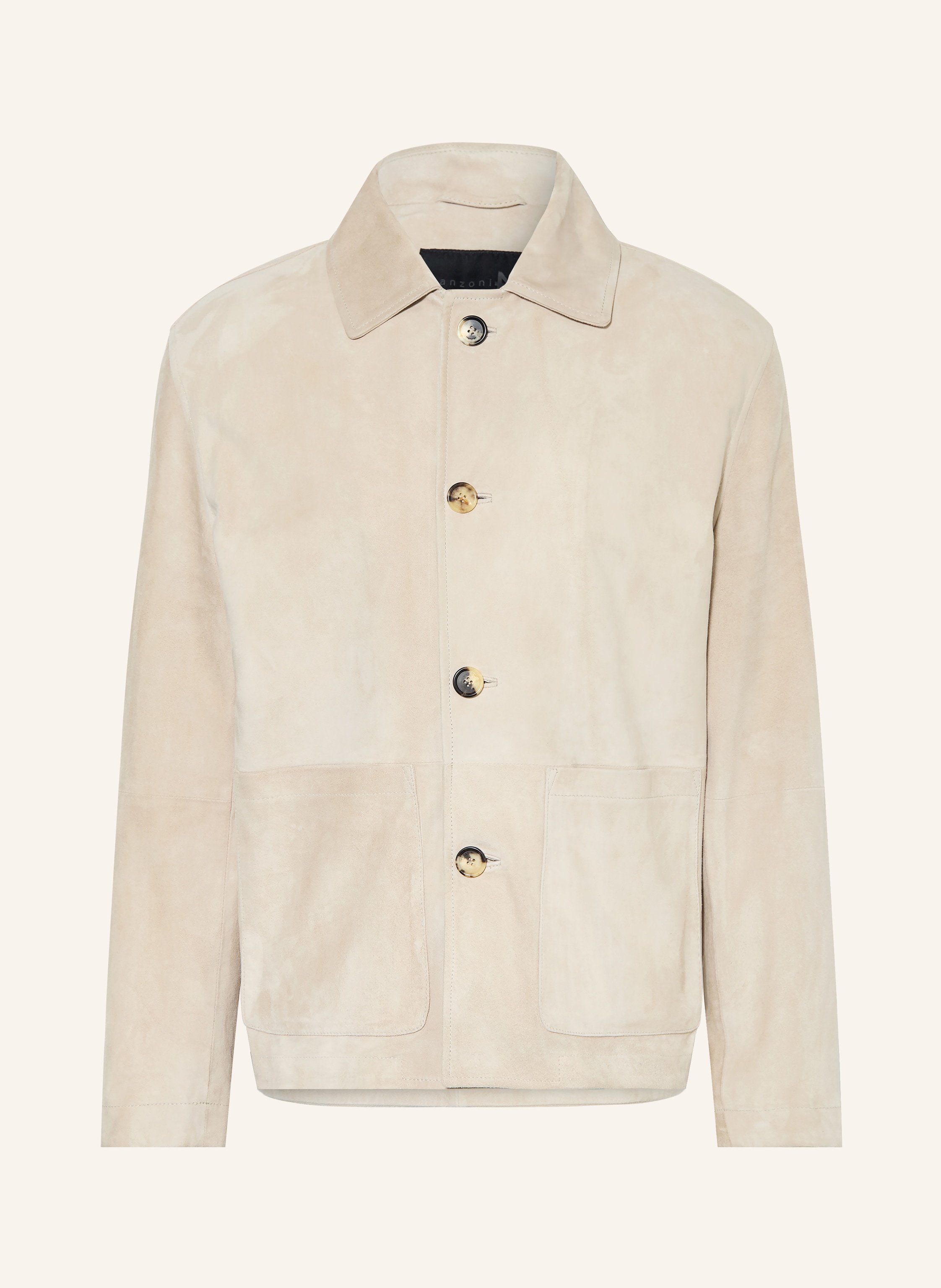 manzoni 24 Leder-Overjacket