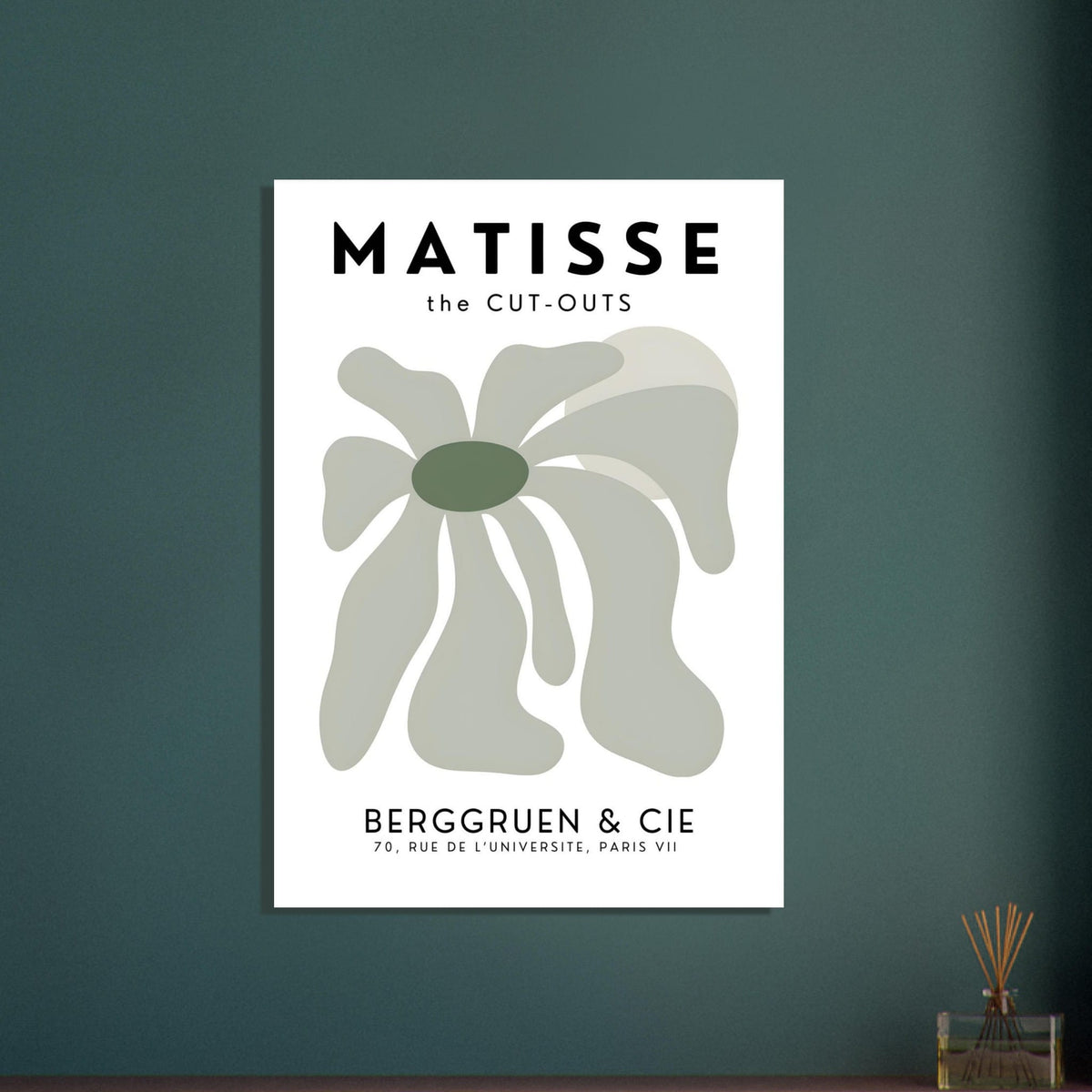 Artfulprints Poster Matisse – Floral dream  - 70x100 cm - Grijs