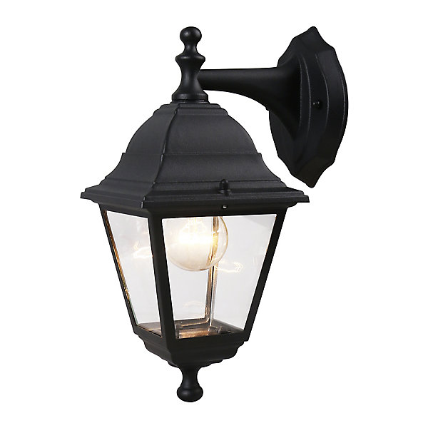 Applique murale Varennes E27 60W IP44 GoodHome noir