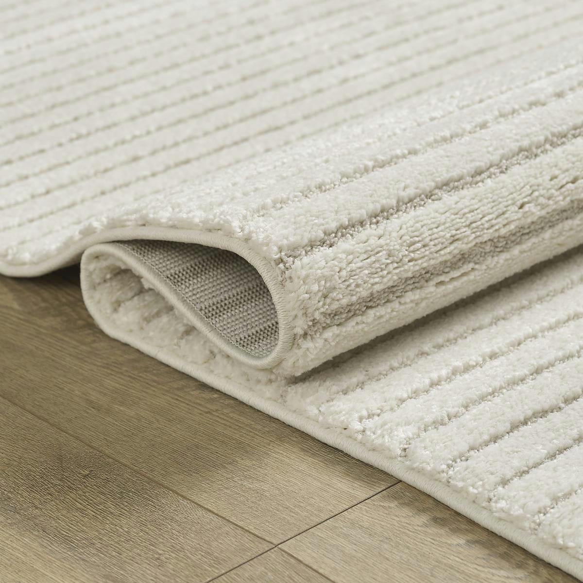 CERLI - Tapis salon ecru 80x150