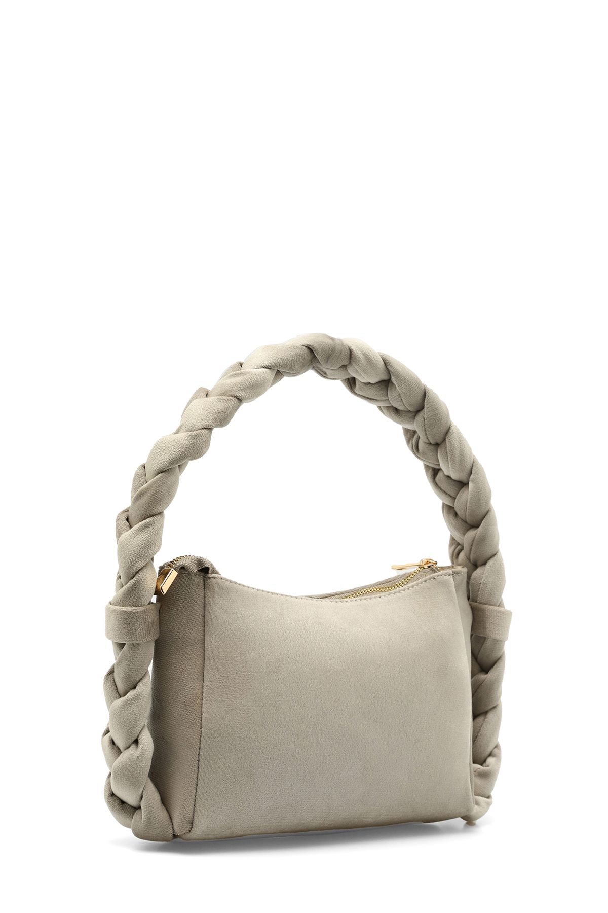 Belissh Braided Handle Shoulder Bag