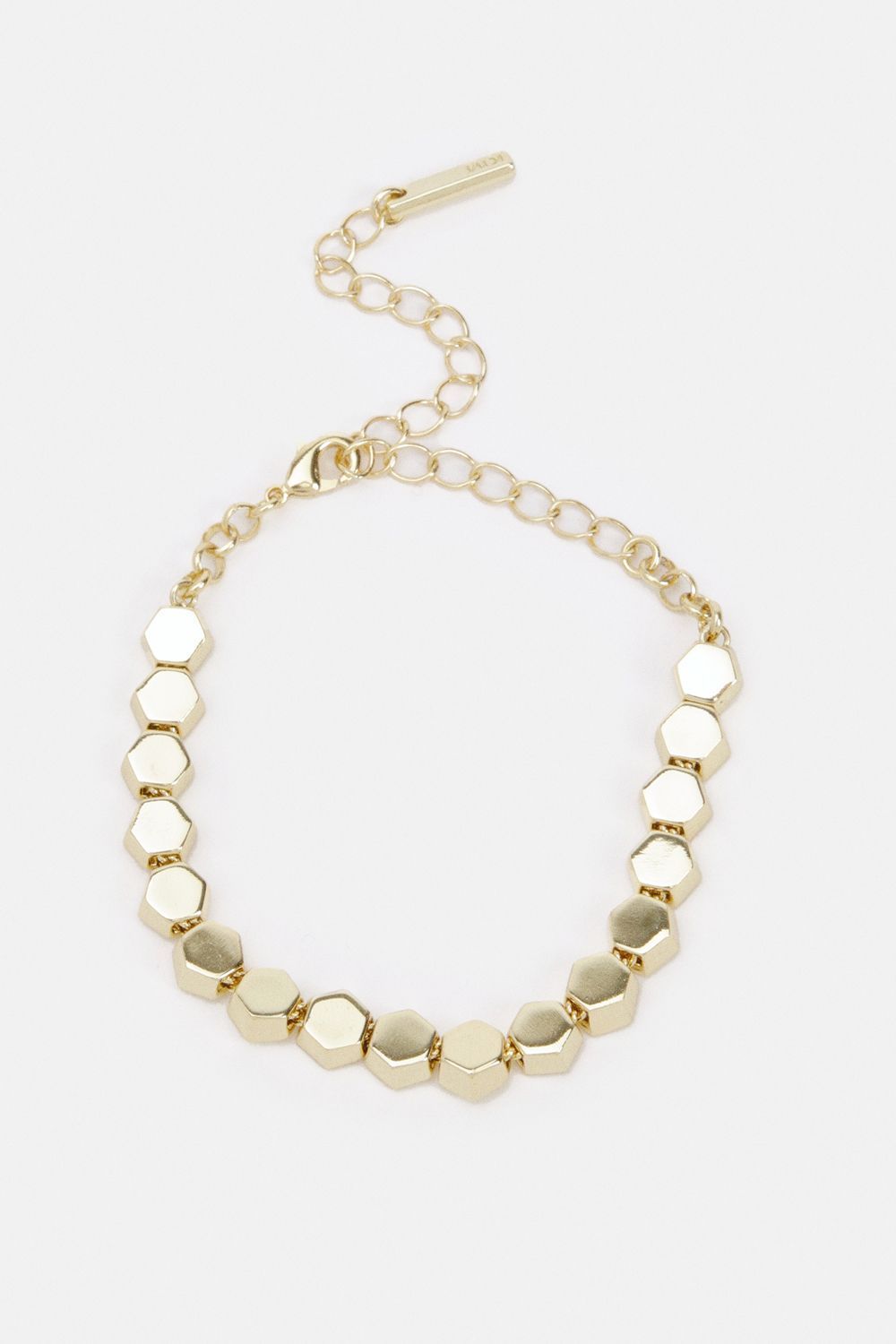 KarenMillen 14kt Gold Plated Mosaic Bracelet