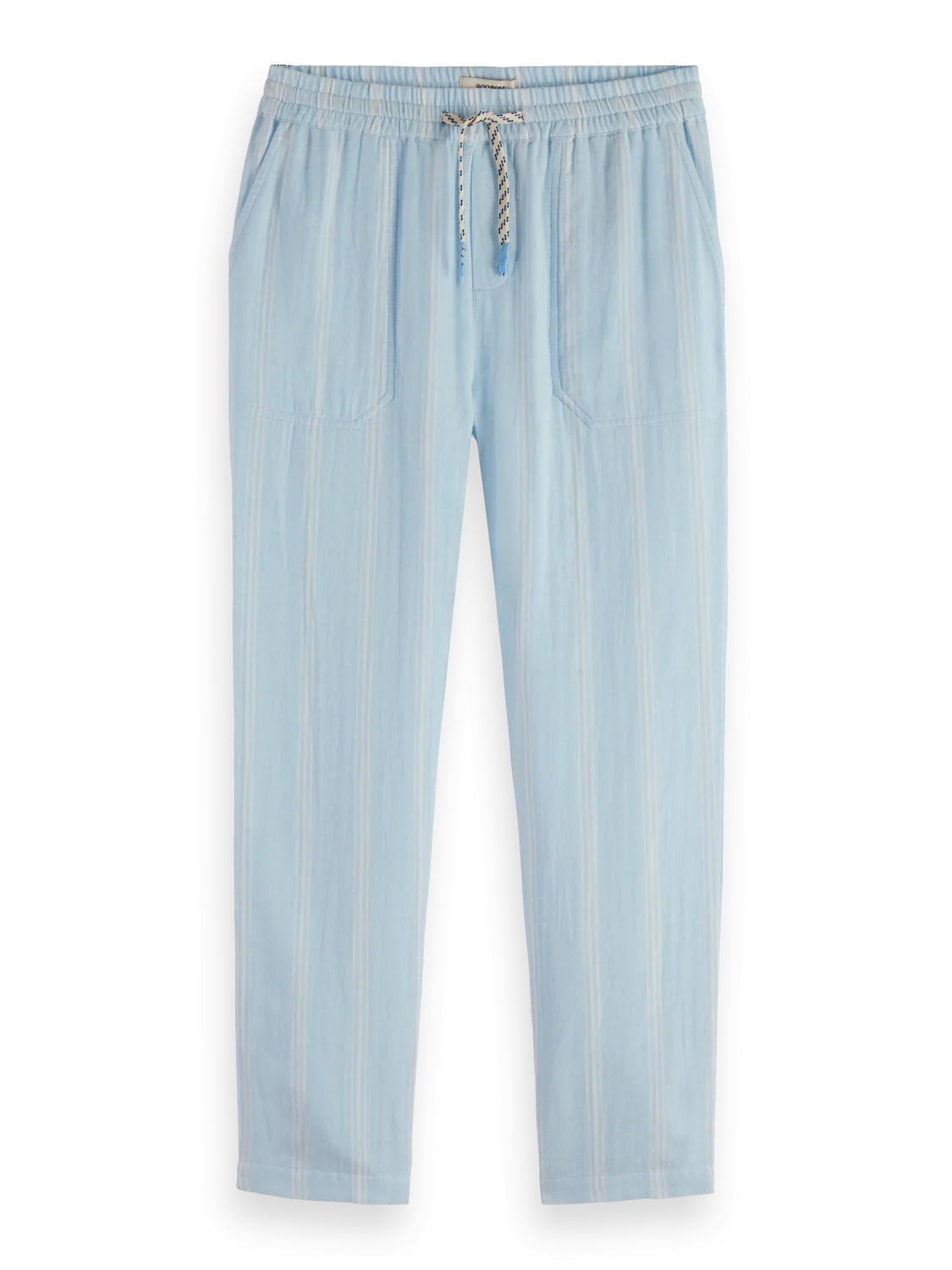 Boys' Relaxed-Fit Striped Cotton Gauze Pant