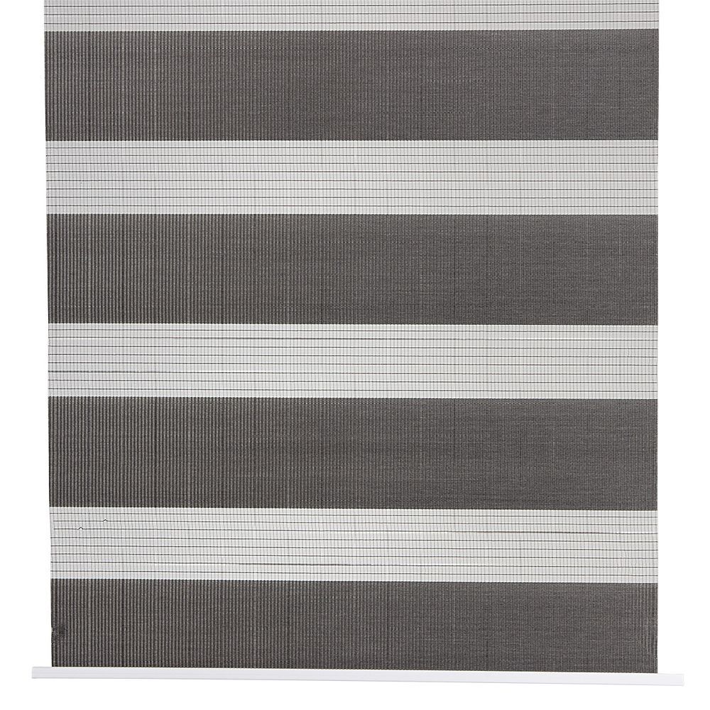 Store enrouleur jour/nuit gris anthracite 45x185cm