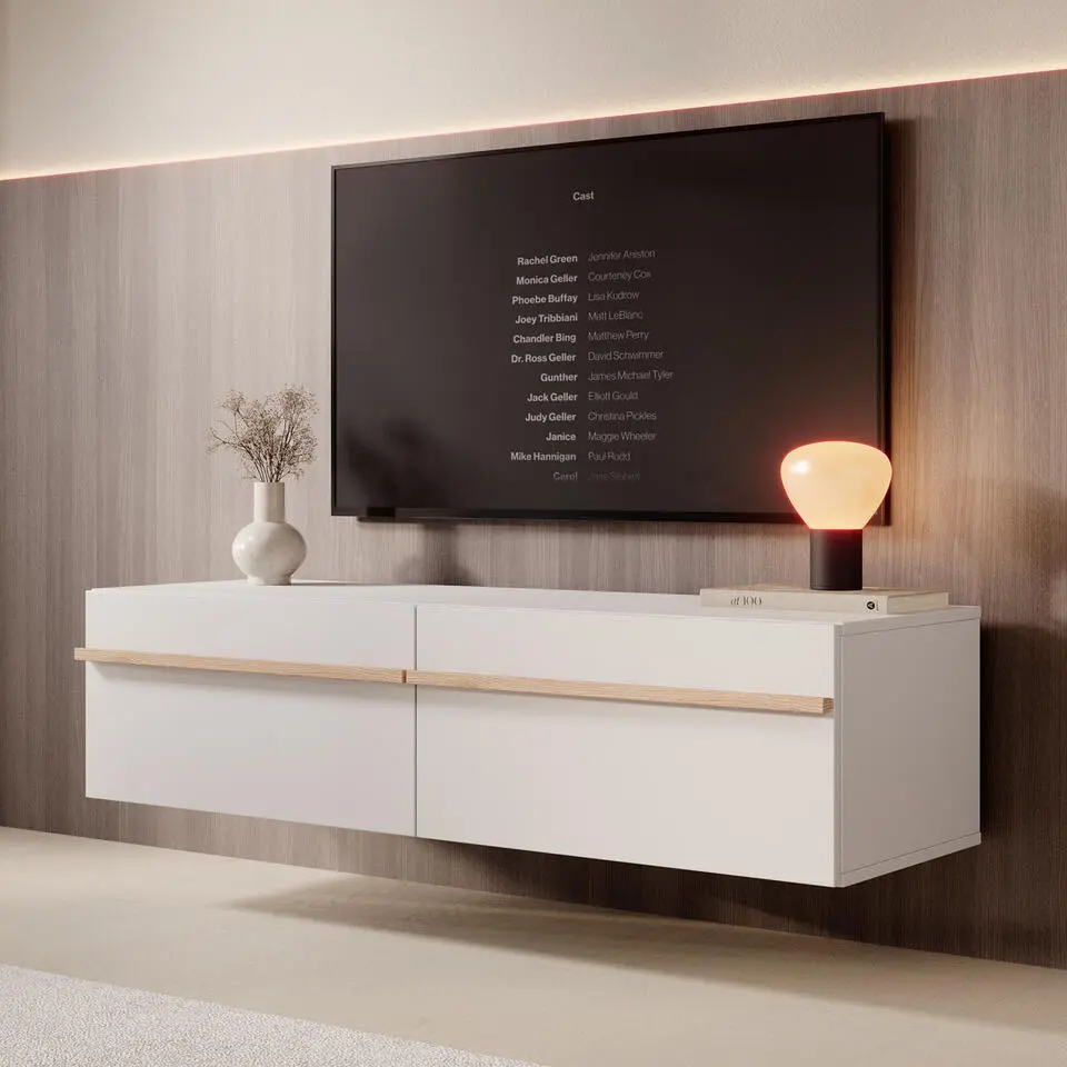 Meubella - TV-Meubel Arda - Beige - 128 cm
