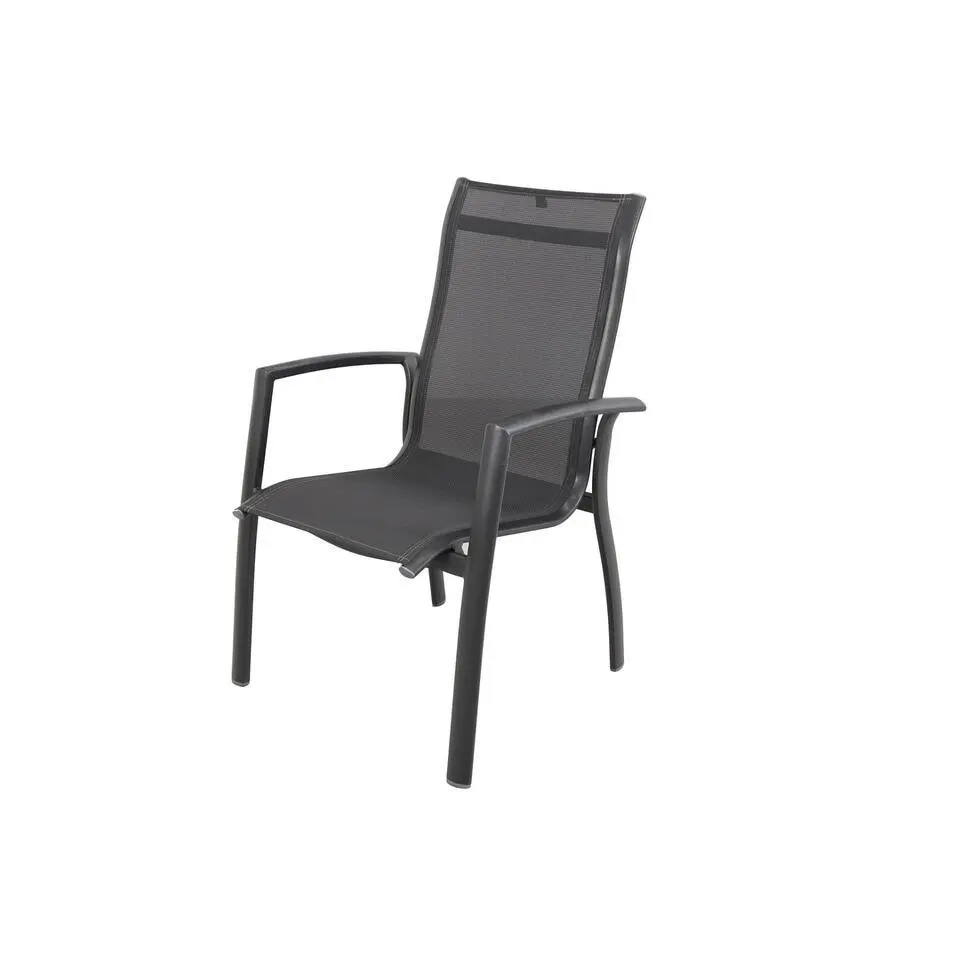 Set van 4 - Kettler Legato Curve aluminium stapelstoel