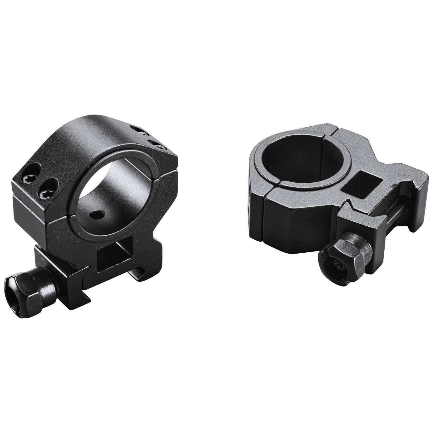 Tasco Dual PurPose 1-in to 30mm Medium ScoPe Rings, Matte Black