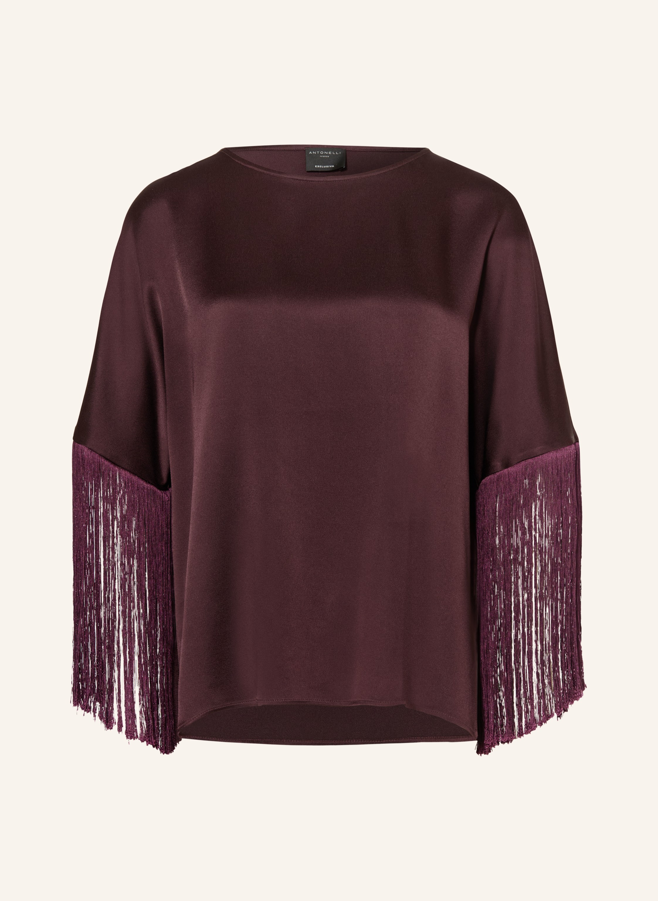 ANTONELLI firenze Blusenshirt ARDISIA aus Satin mit 3/4-Arm