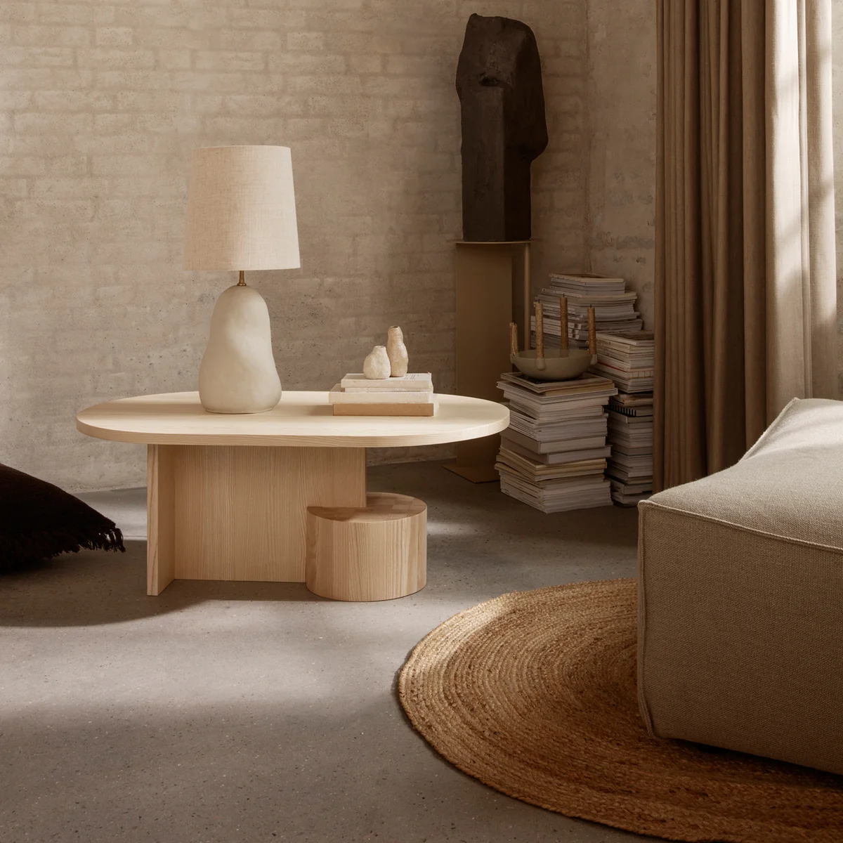 Ferm Living - Eternal Oval Jute Teppich