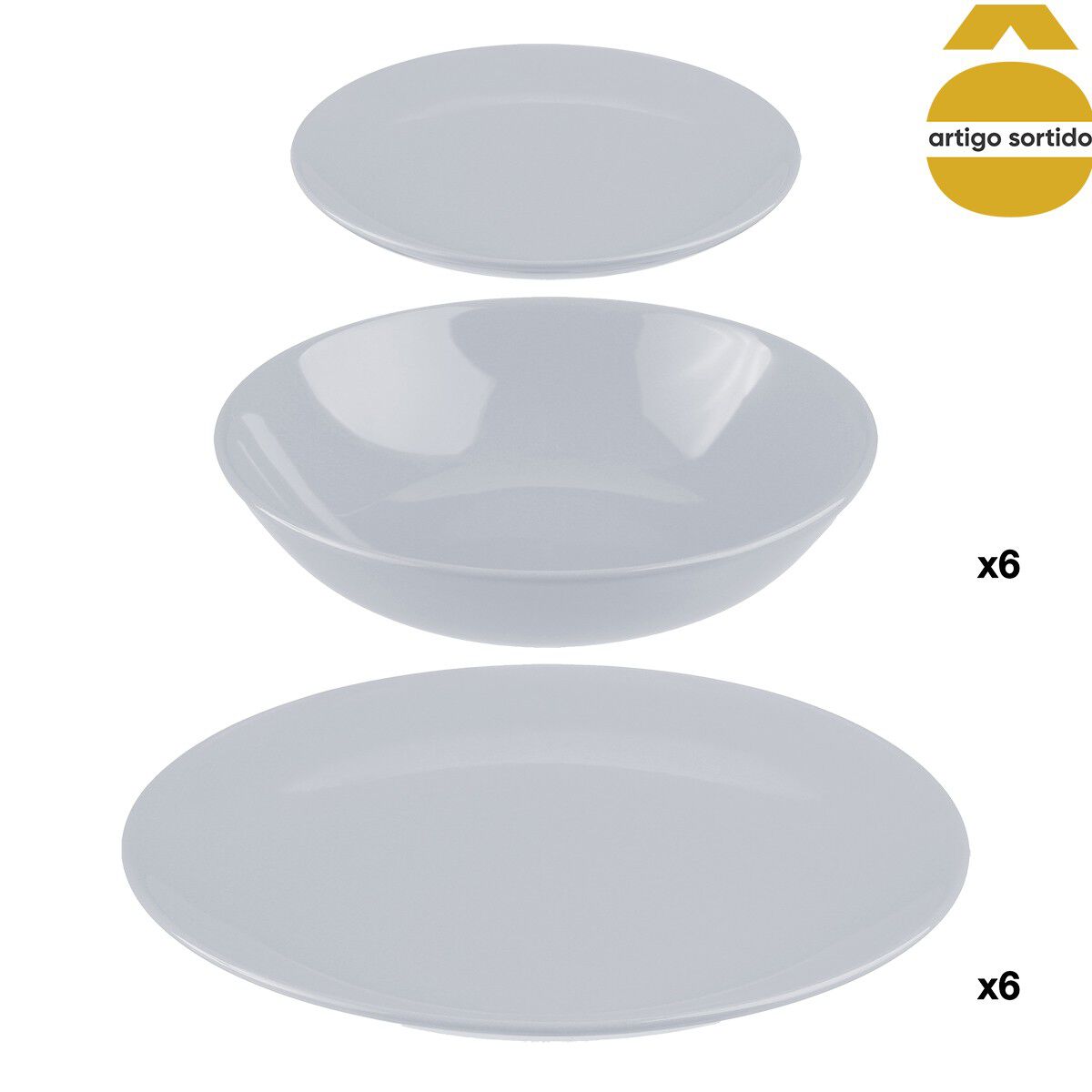 Serviço de mesa 18 peças COLORAMA