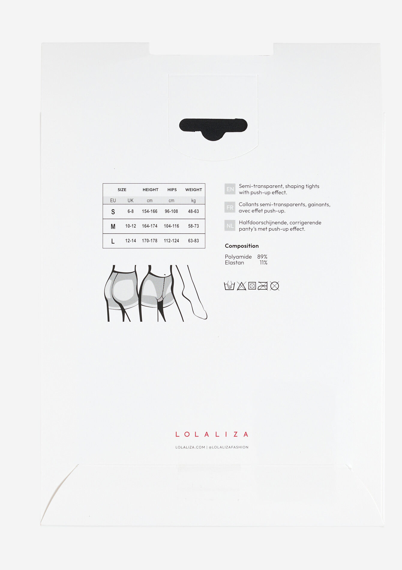 Push-up panty 40 denier