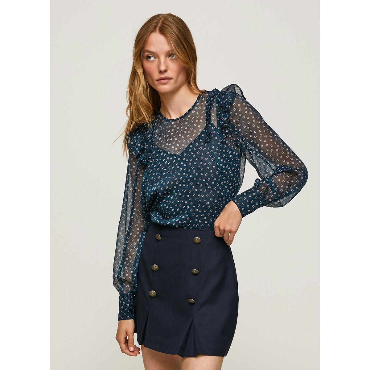 Blouse imprimée fleurie