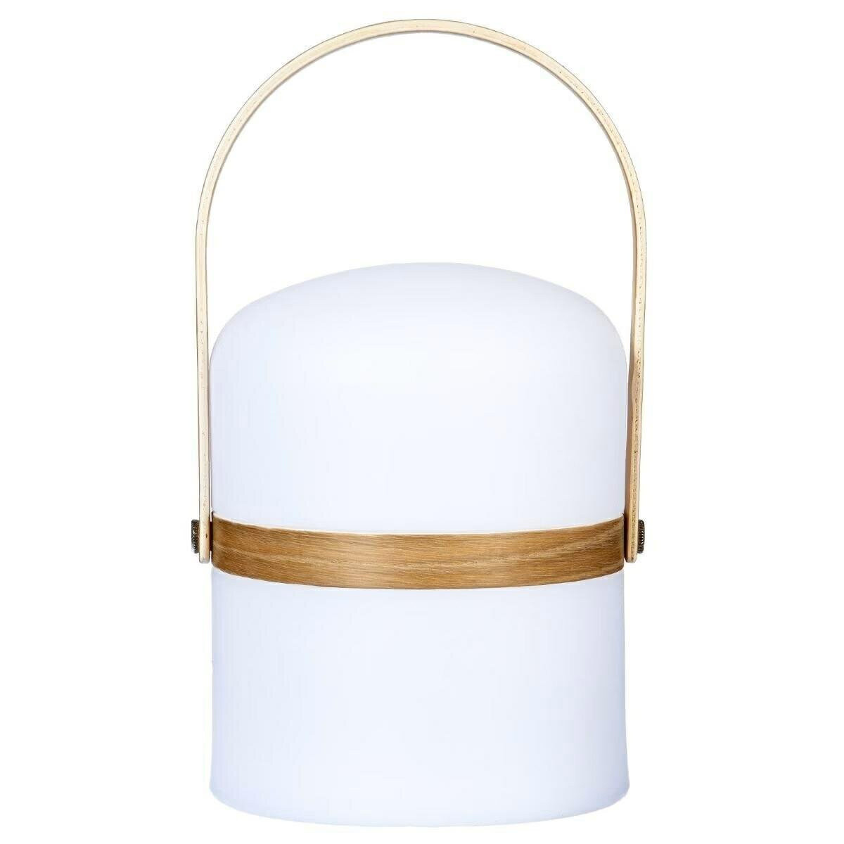 LAMPA ZEWNĘTRZNA LED Kiara biała przenośna LED z uchwytem