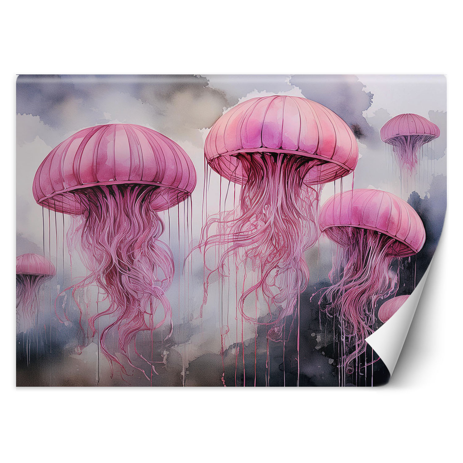 Feeby Fototapeta Różowa meduza