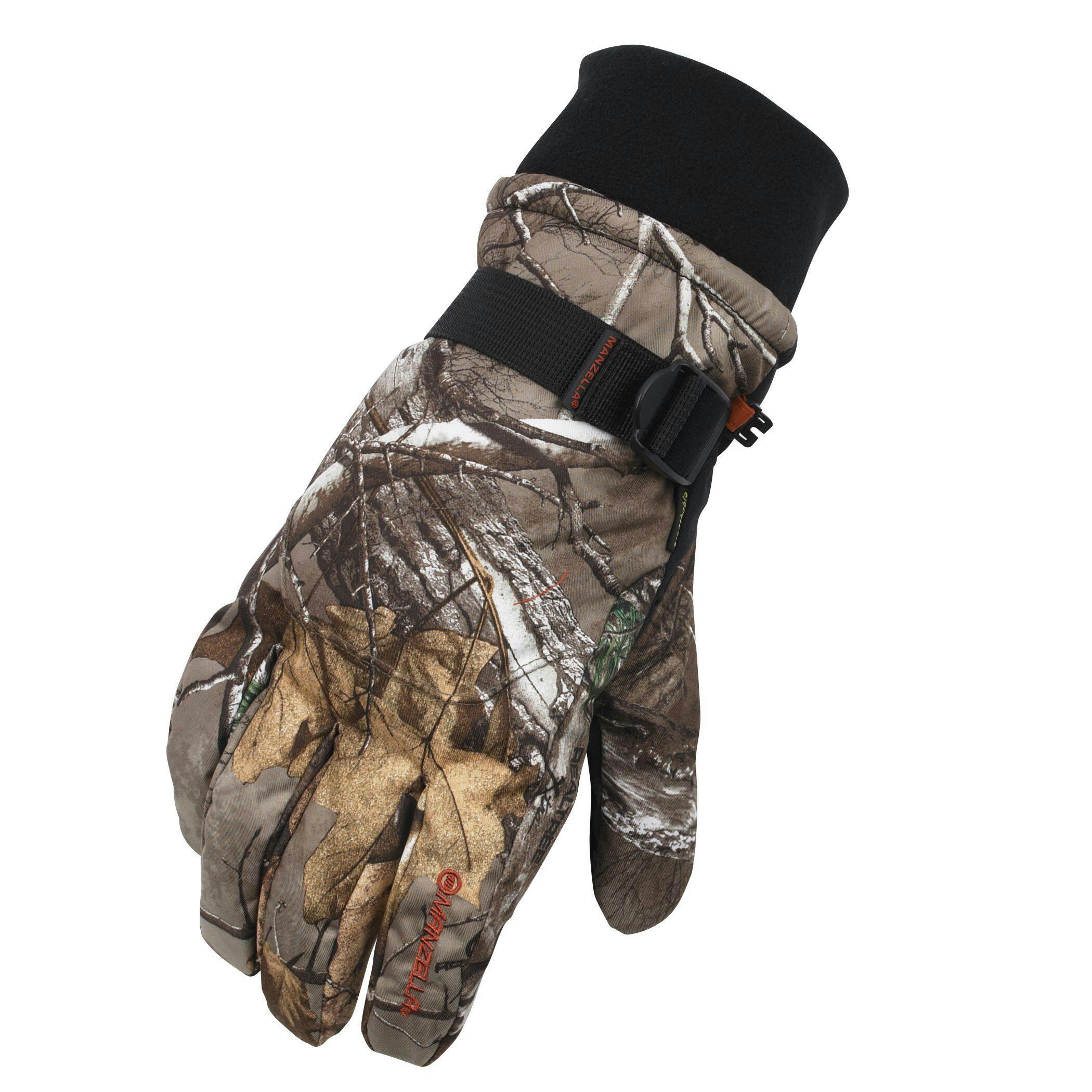 Manzella Woodsman Waterproof Breathable Hunting Gloves, RealTree Xtra® Camo