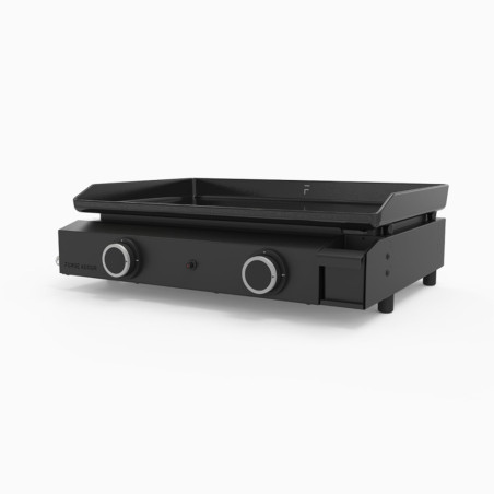 Plancha gaz Base 60 acier noir - Forge Adour
