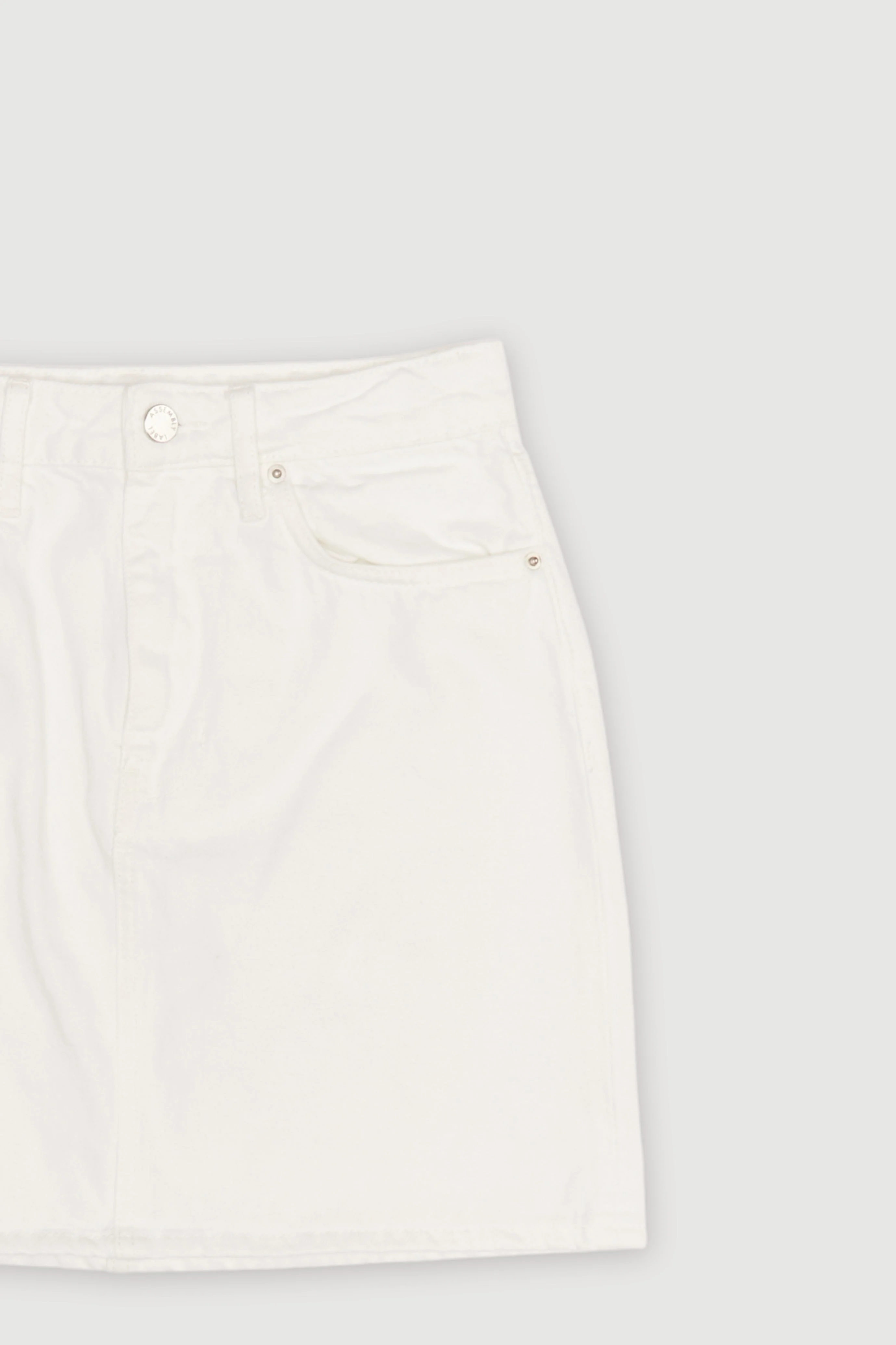 Re-Worn Womens Cotton Mini Skirt