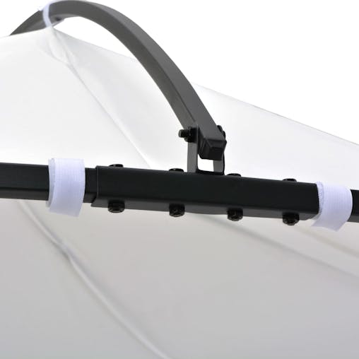 NNEVL Gazebo 300x290 cm White Round