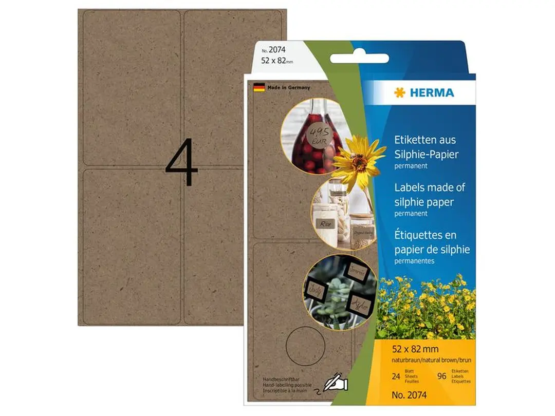 Etiketten 24er-Set Silphie