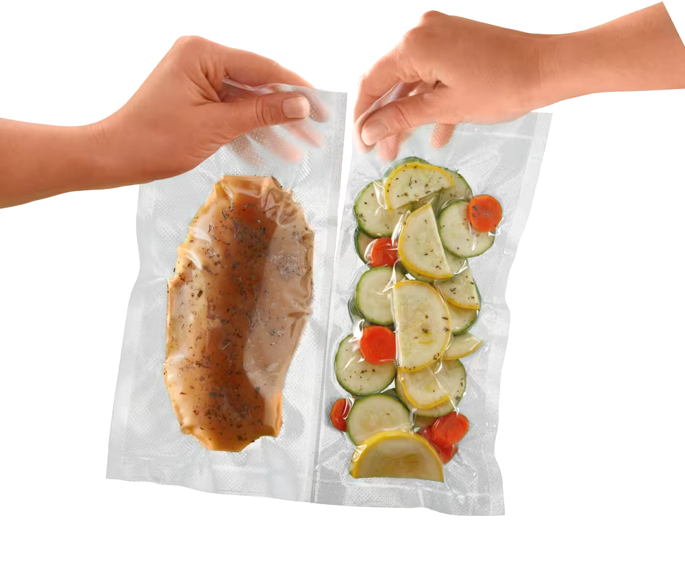 FoodSaver Portion Pouch Heat-Seal Vacuum Sealer Roll, BPA-Free, 11-in x 16-ft