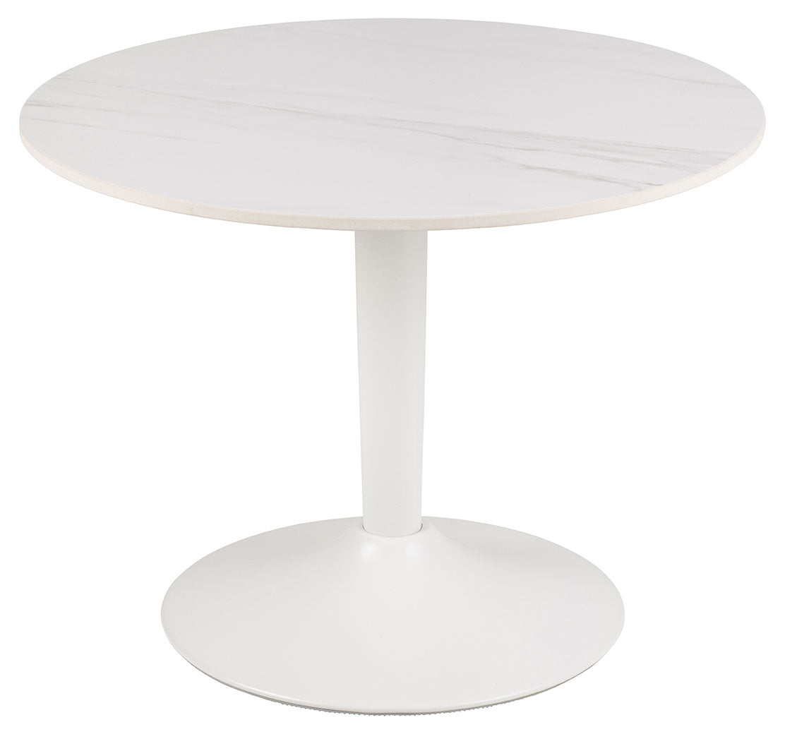 Rebellenclub Salontafel Lugo - ø60 - Wit Keramiek