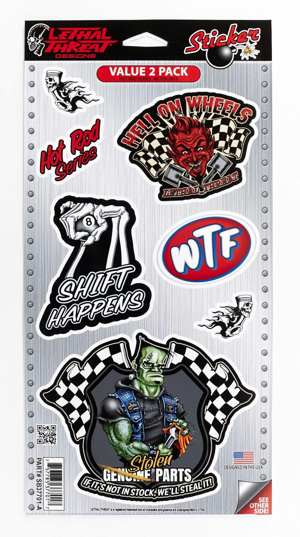 Lethal Threat Hot Rod Decal